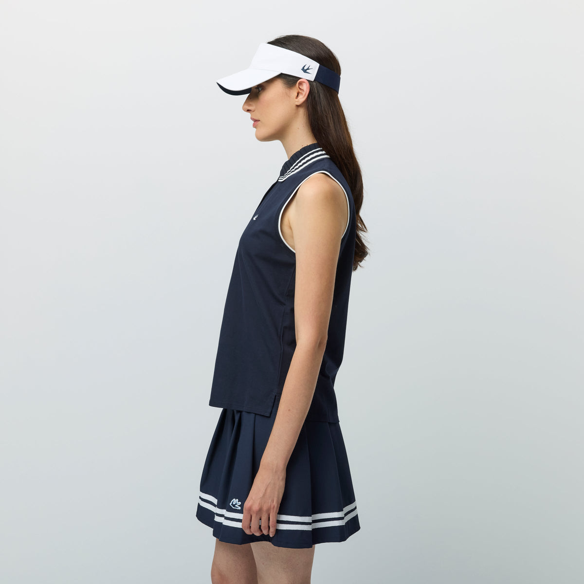 Supima Pique Sleeveless Polo