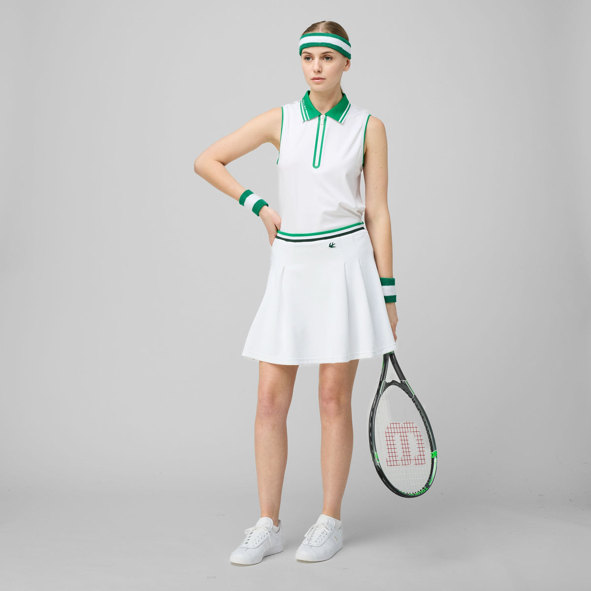 Tech Jersey Sleeveless Zip Polo
