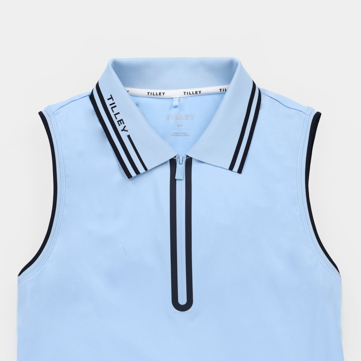 Tech Jersey Sleeveless Zip Polo