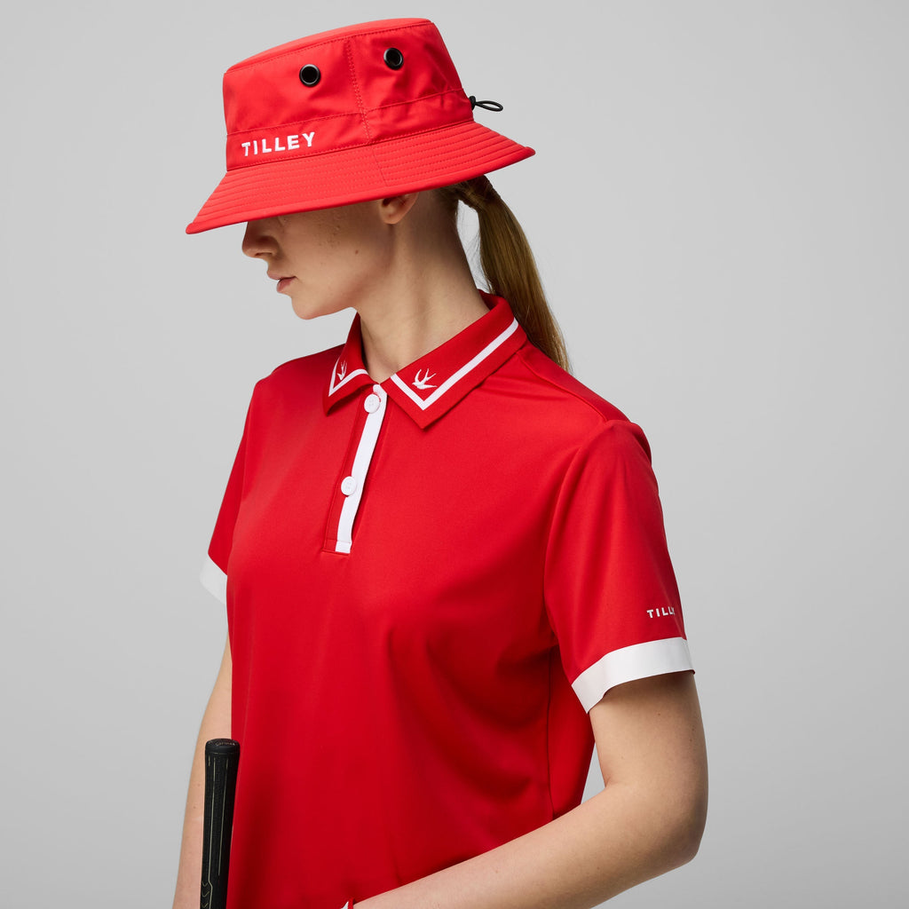 Tech Jersey Boxy Birdie Polo