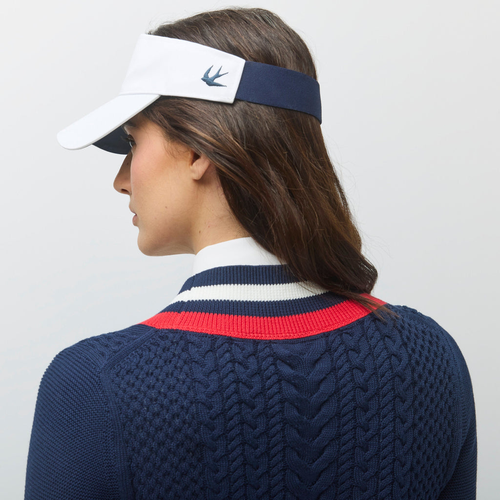 Preppy Deep V Sweater