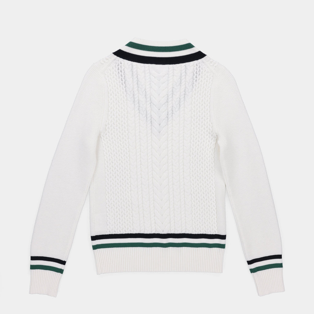 Preppy Deep V Sweater