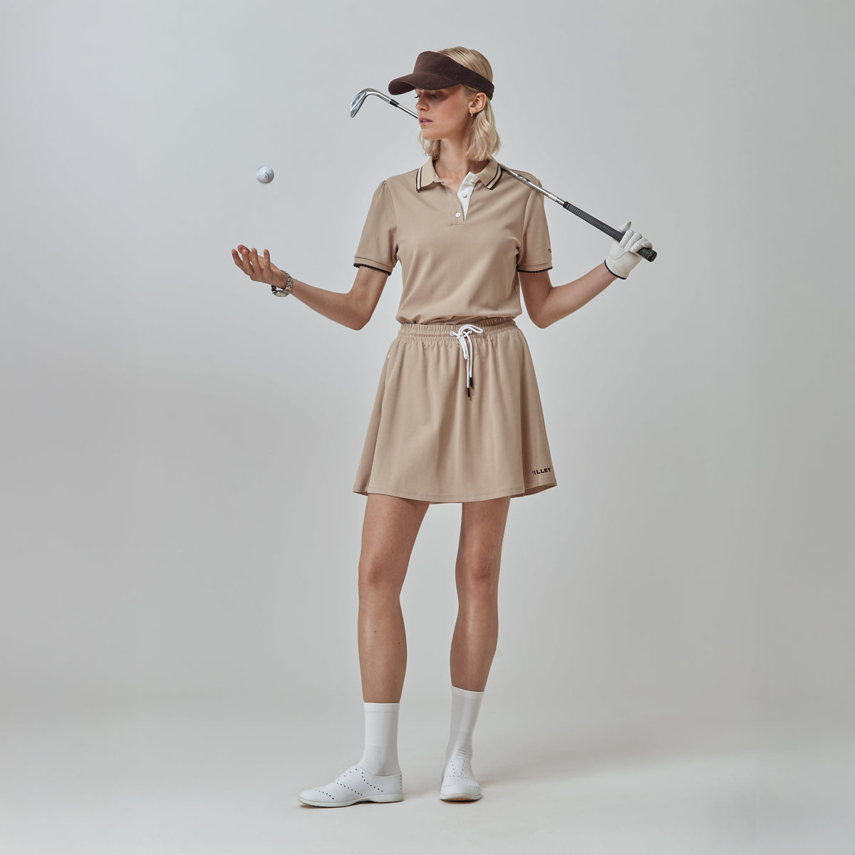Preppy Pique Mini Skirt