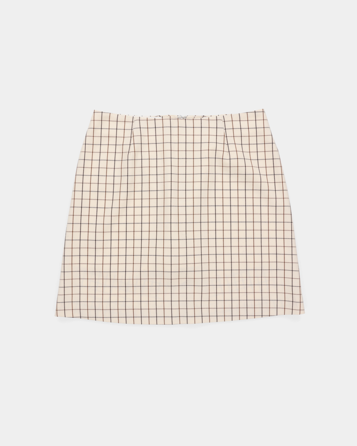 Retro Check A Line Skirt