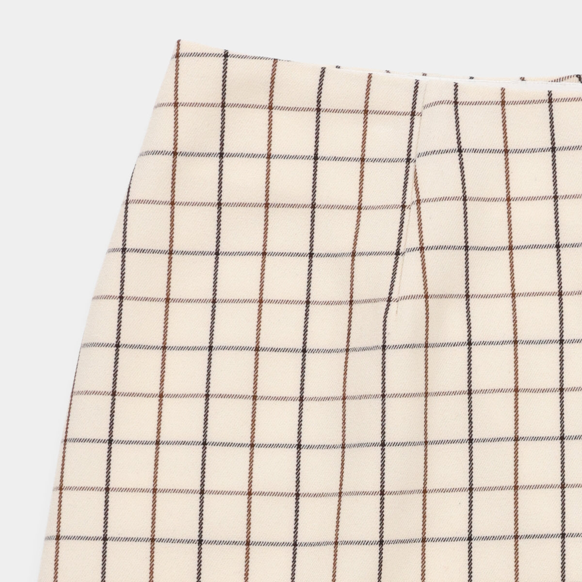 Retro Check A Line Skirt