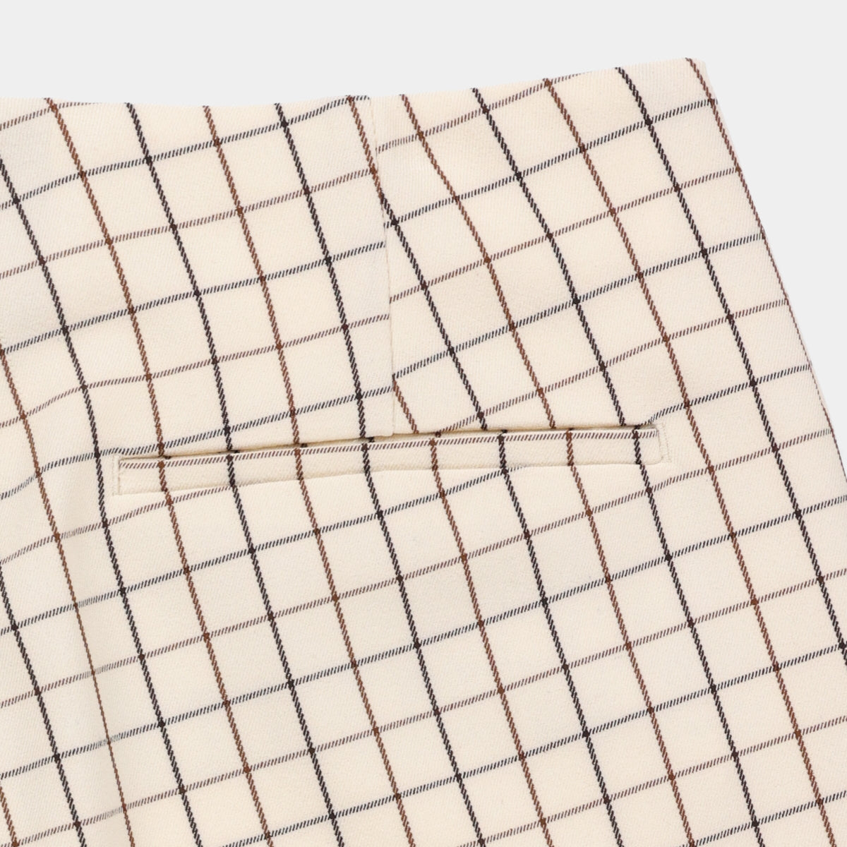 Retro Check A Line Skirt