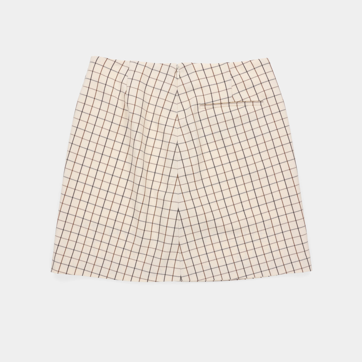Retro Check A Line Skirt