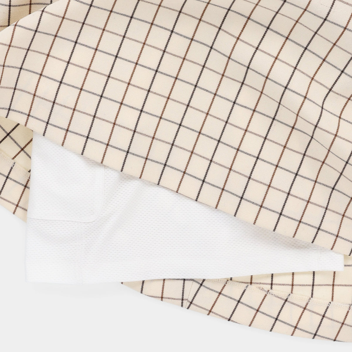 Retro Check A Line Skirt