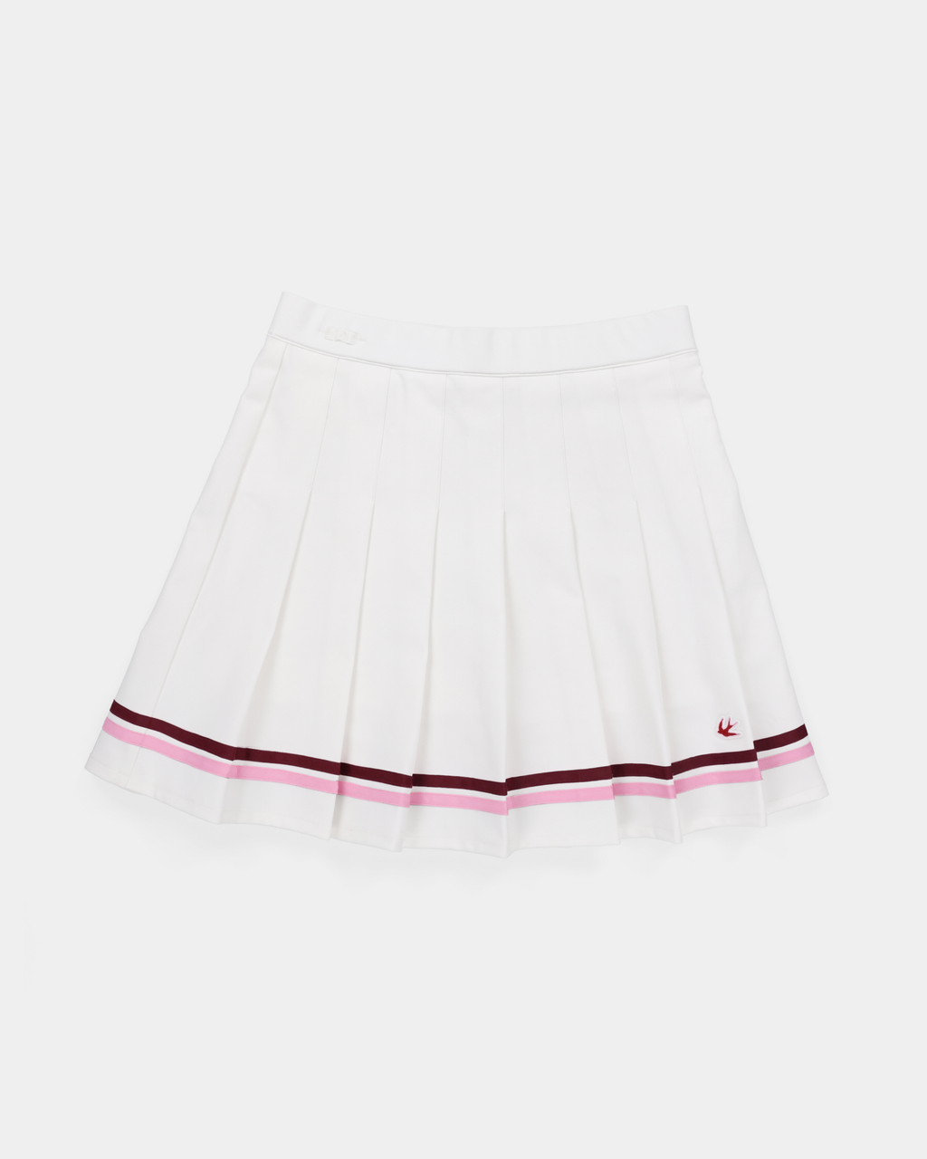 Ribbon Pleated Skirt