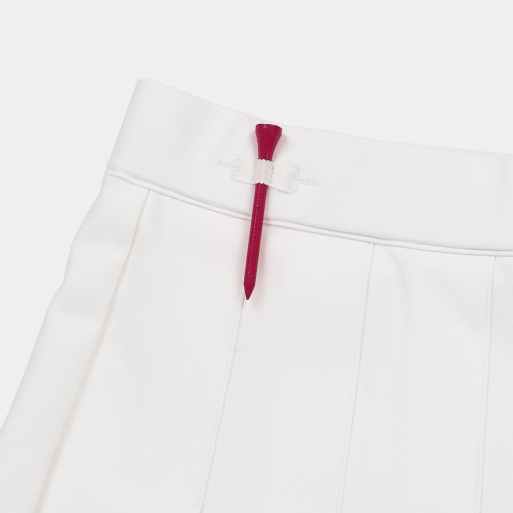 Ribbon Pleated Skirt