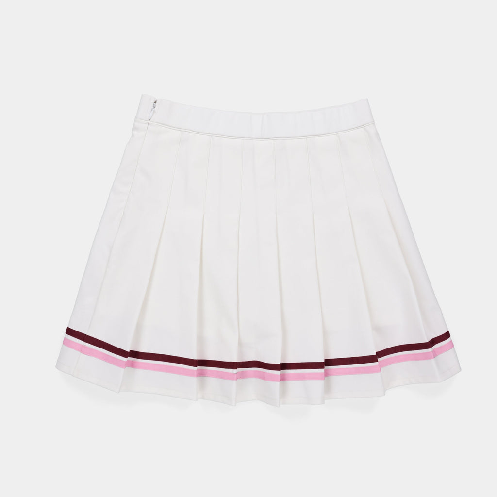 Ribbon Pleated Skirt