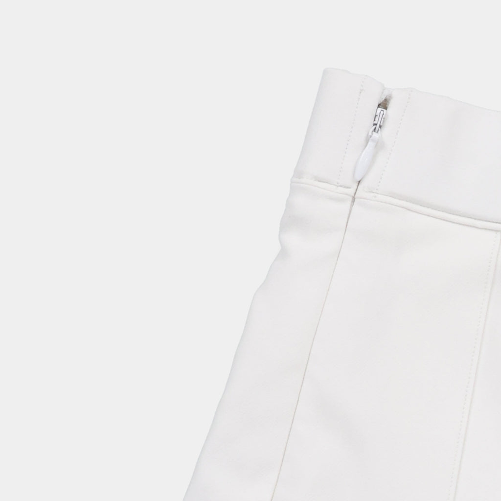 Ribbon Pleated Skirt
