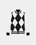 Argyle Full Zip Sweater