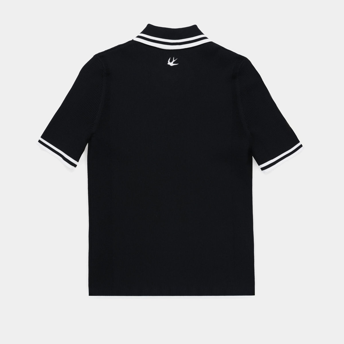 Stripe Zip Polo