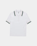 Stripe Zip Polo