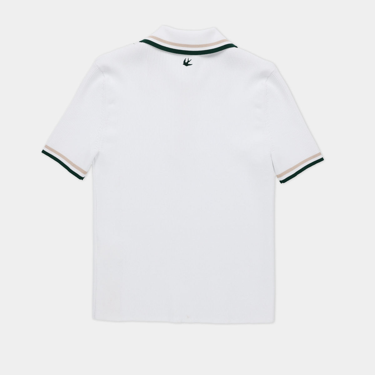 Stripe Zip Polo