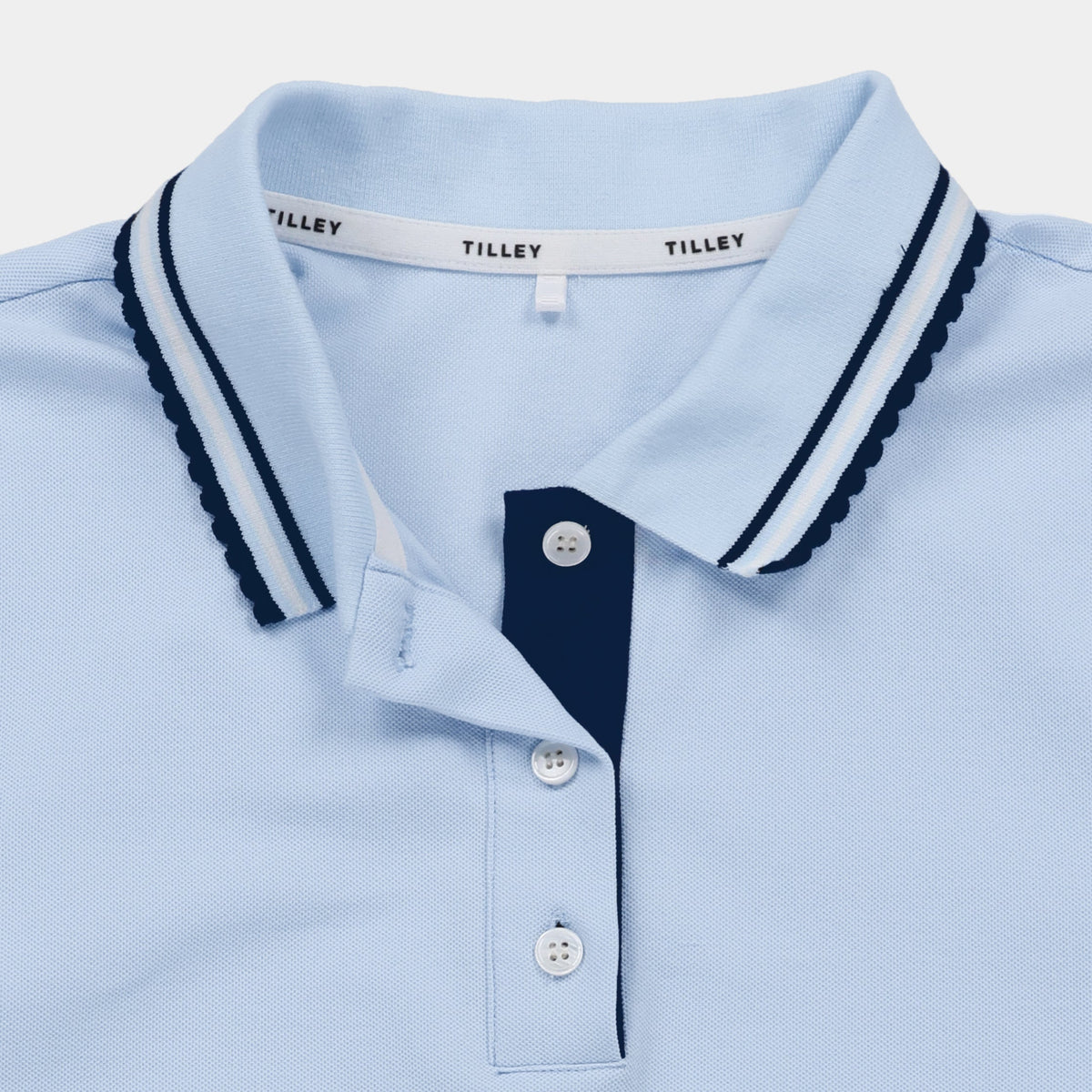 Preppy Pique Puff Sleeve Polo
