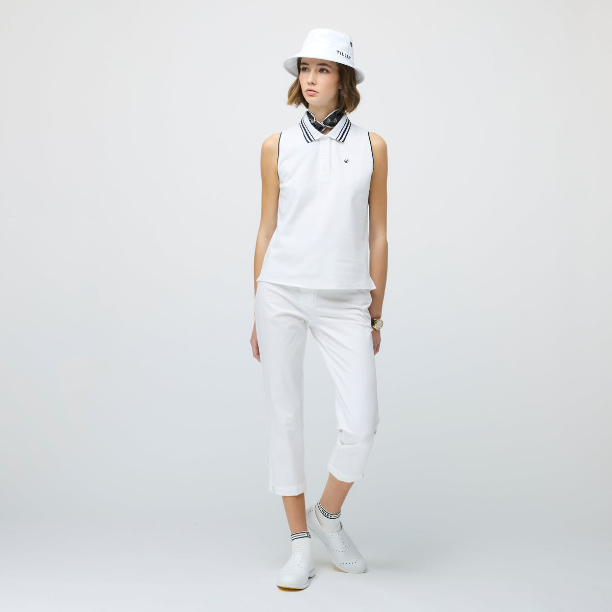 Supima Pique Sleeveless Polo
