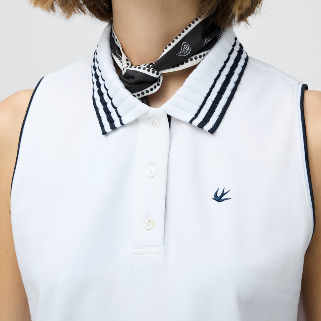 Supima Pique Sleeveless Polo