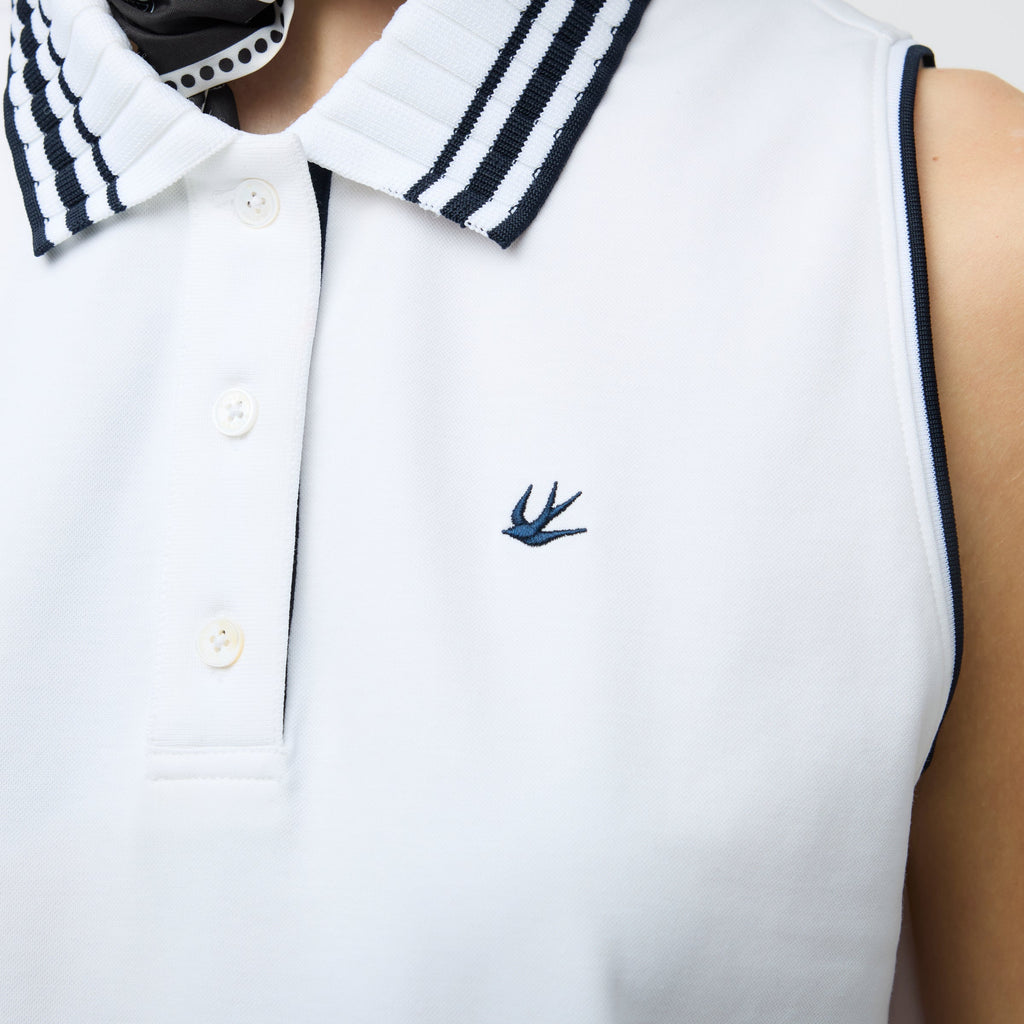 Supima Pique Sleeveless Polo