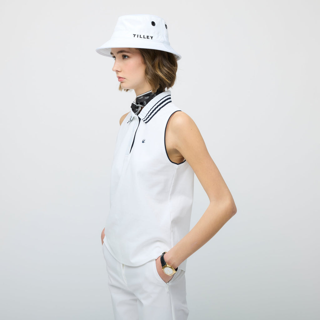 Supima Pique Sleeveless Polo