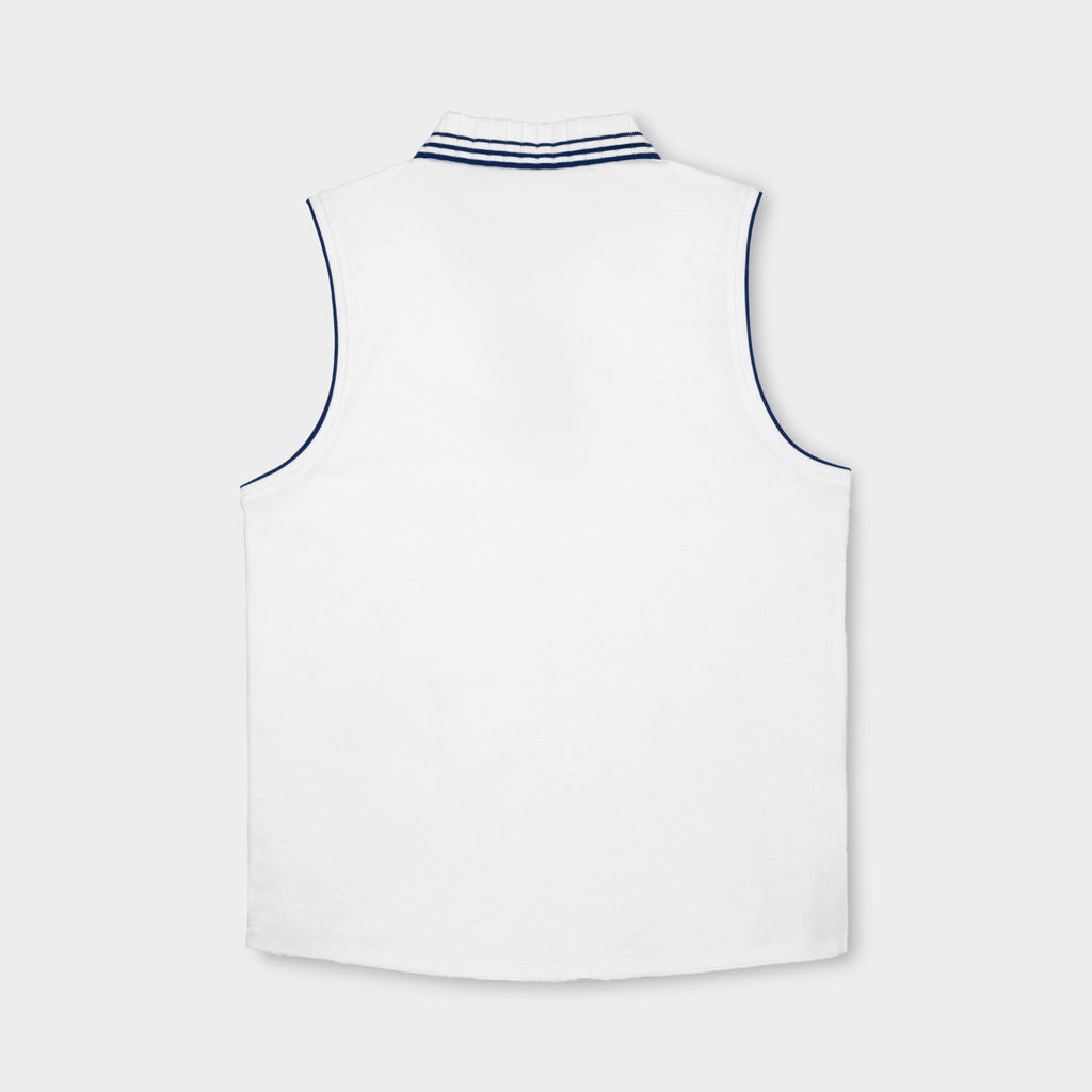 Supima Pique Sleeveless Polo