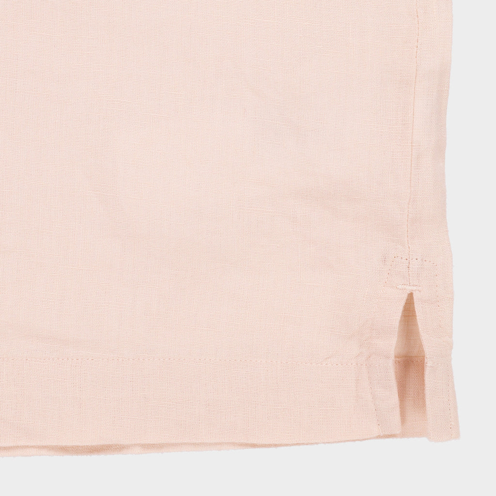 Short Sleeve Linen Camp Shirt