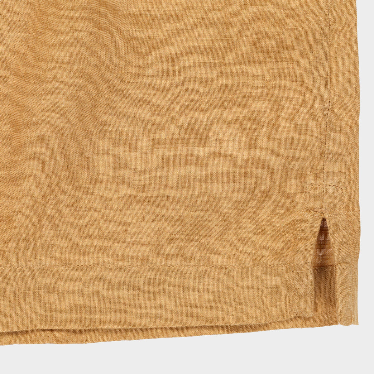 Short Sleeve Linen Camp Shirt