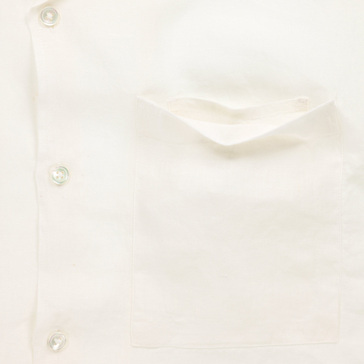 Short Sleeve Linen Camp Shirt