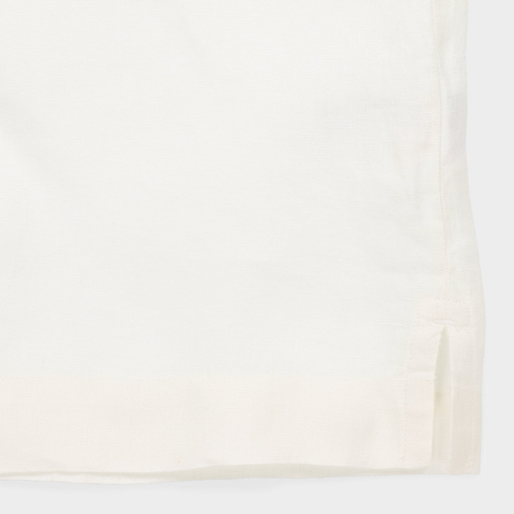 Short Sleeve Linen Camp Shirt