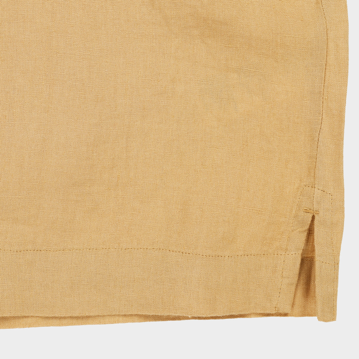 Short Sleeve Linen Camp Shirt