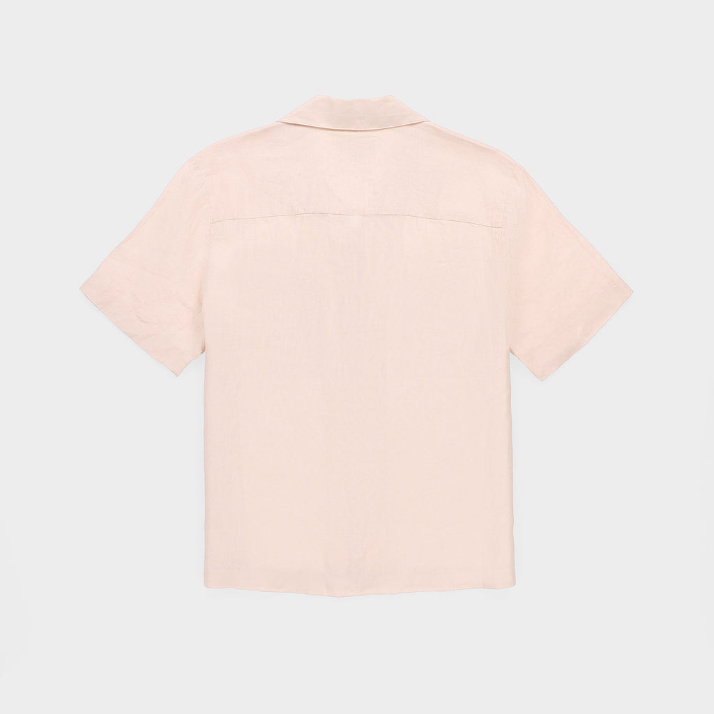 Short Sleeve Linen Camp Shirt