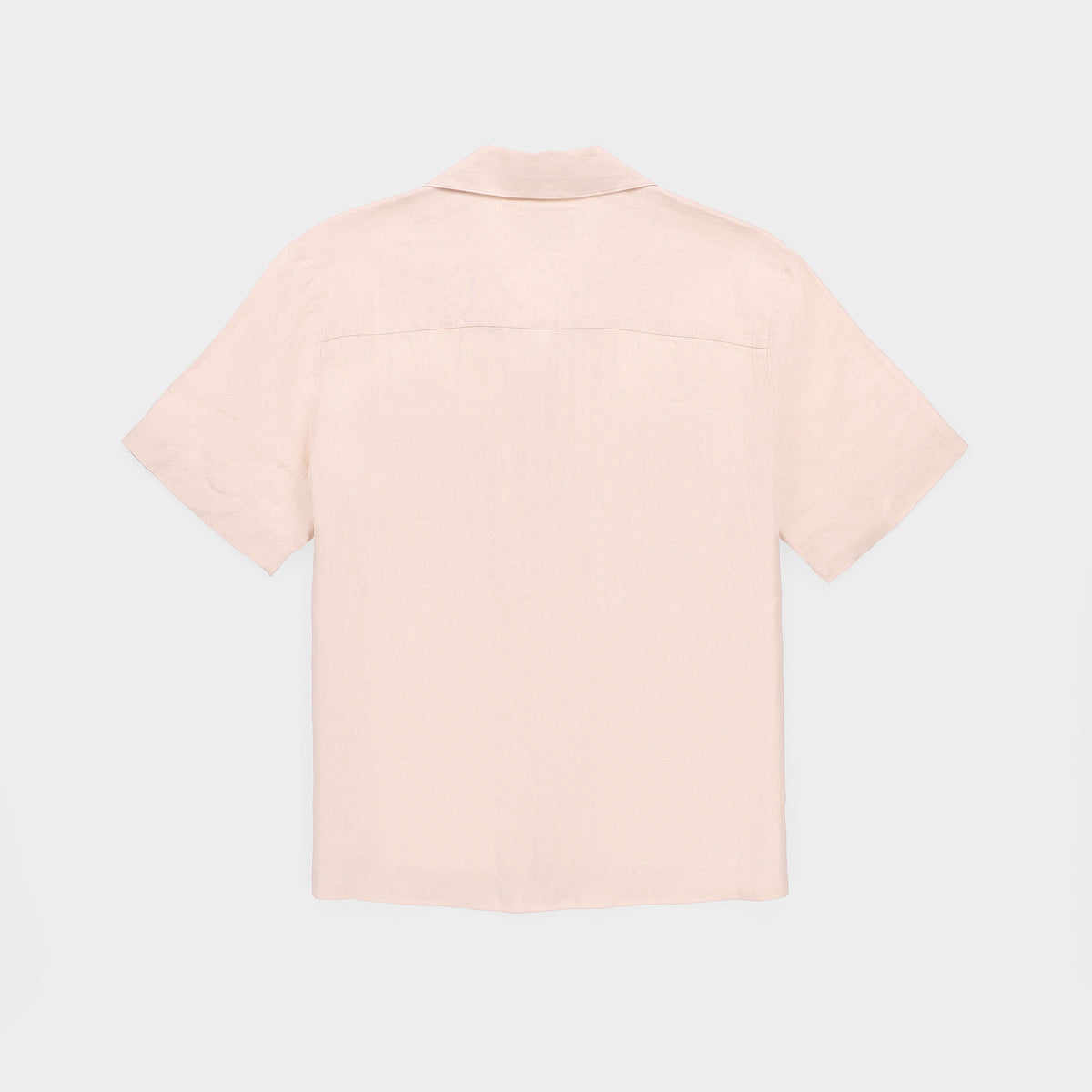 Short Sleeve Linen Camp Shirt