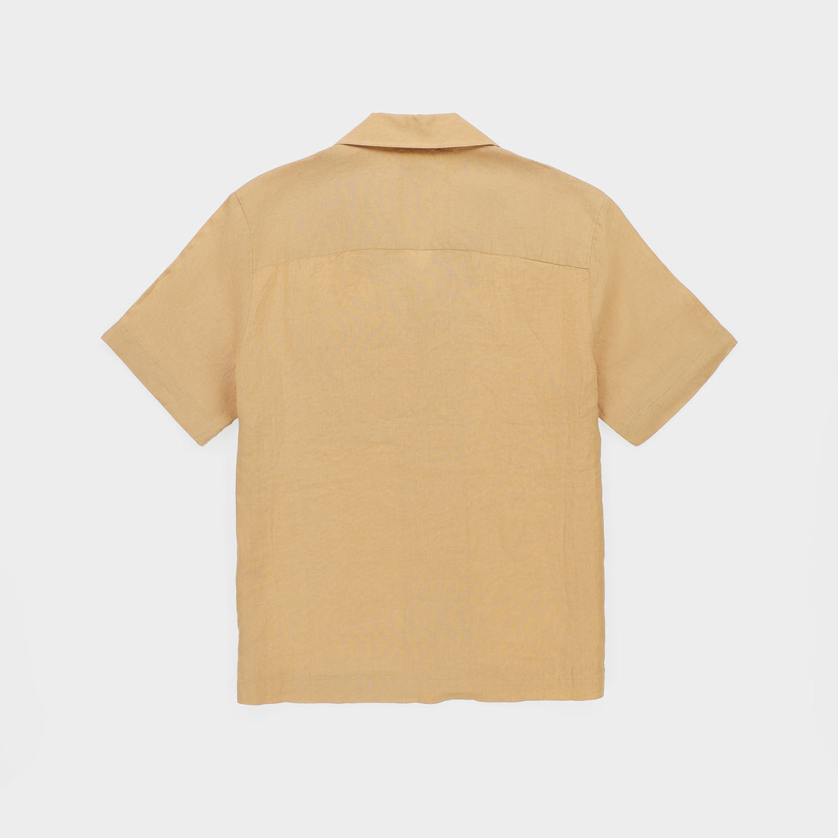 Short Sleeve Linen Camp Shirt